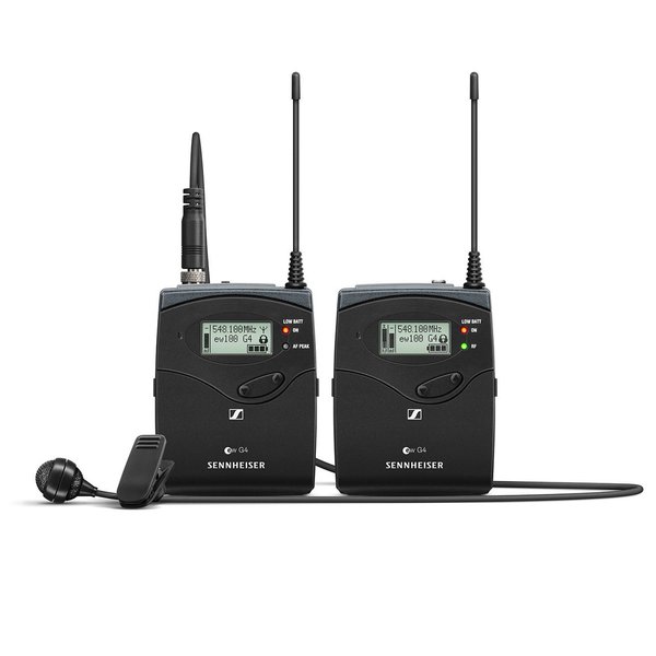 Sennheiser Electronic Communications Portable Lavalier Set. Includes (1) Sk 100 G4 Bodypack, Me 4 Lavalier 507962